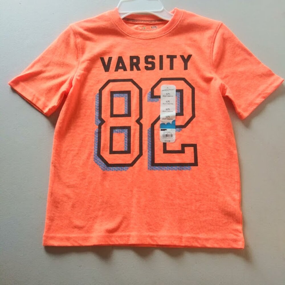 Jumping Beans boy's size 7 orange top